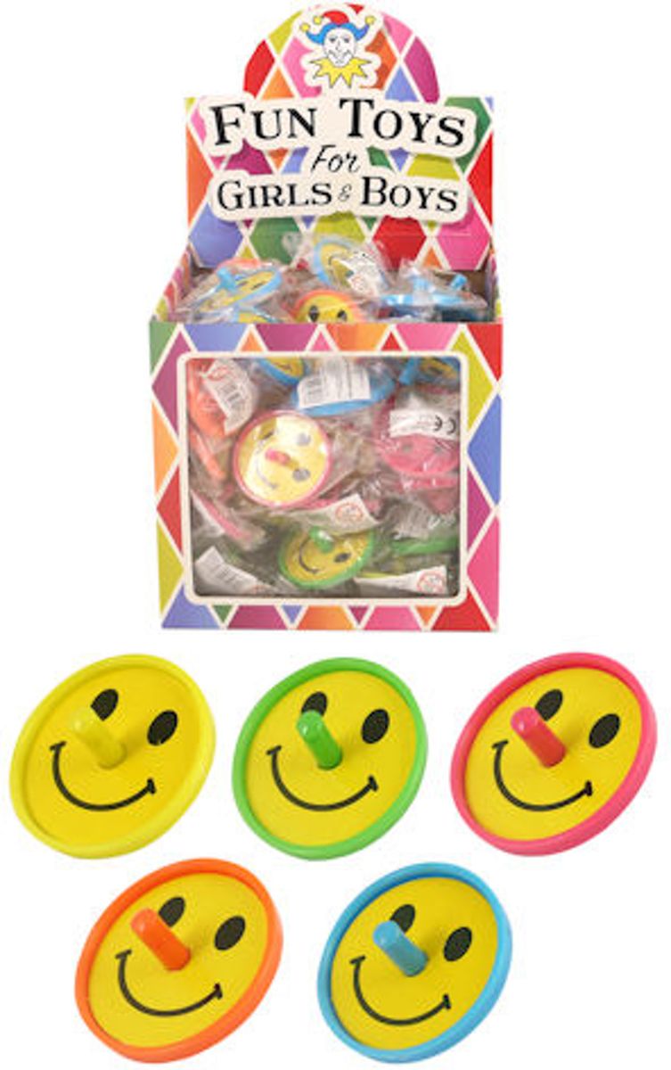 60 STUKS | Smiley Tollen in Traktatiebox (Traktatie /Uitdeelcadeautjes)